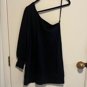 Black One-Shoulder Dress